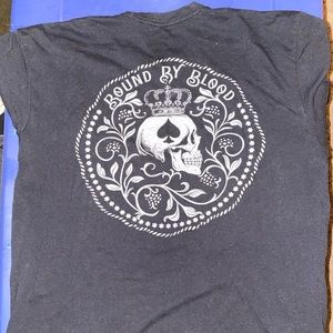 Zero foxtrot black shirt with design. Size large